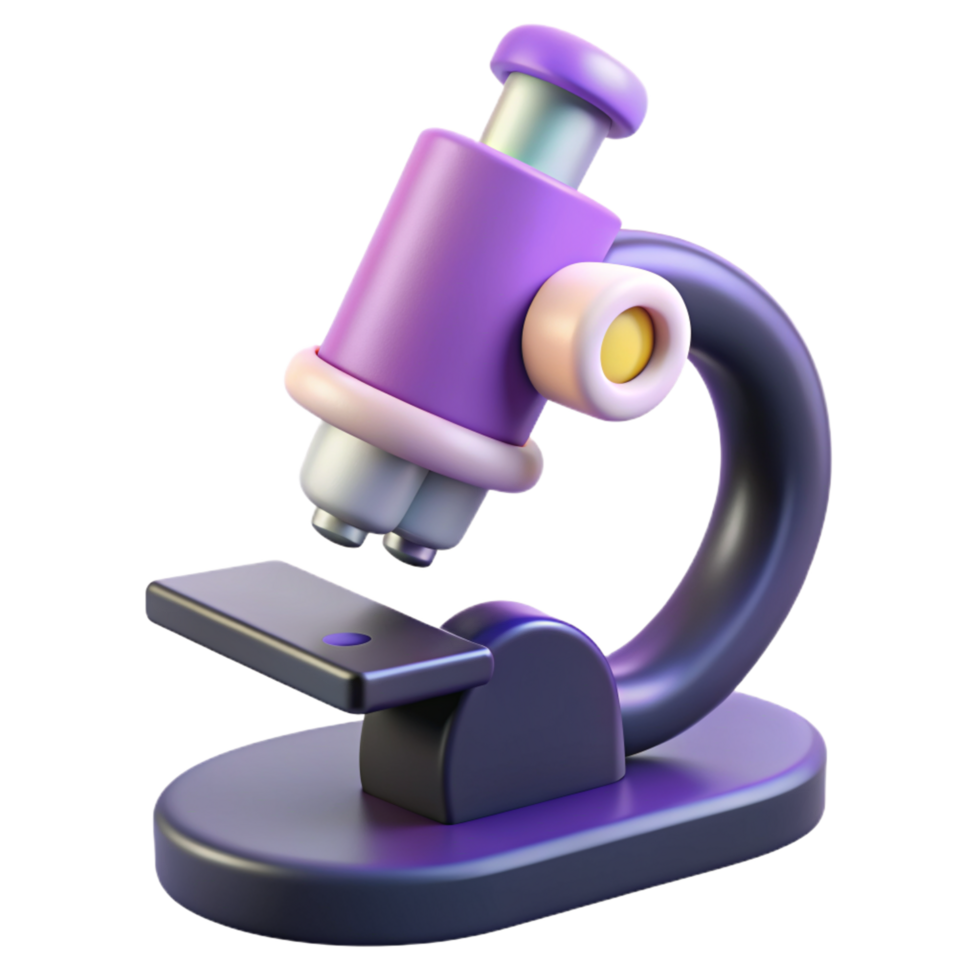 Microscope Tool 3d Render png