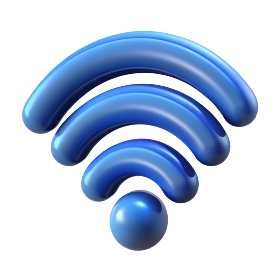 Wifi Signal 3d Image png