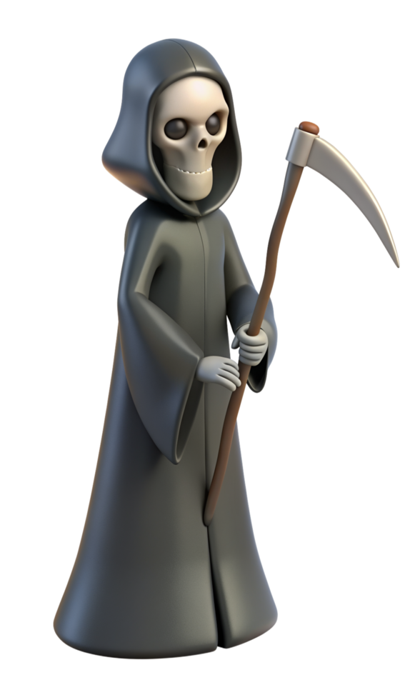 Grim Reaper 3d Render png