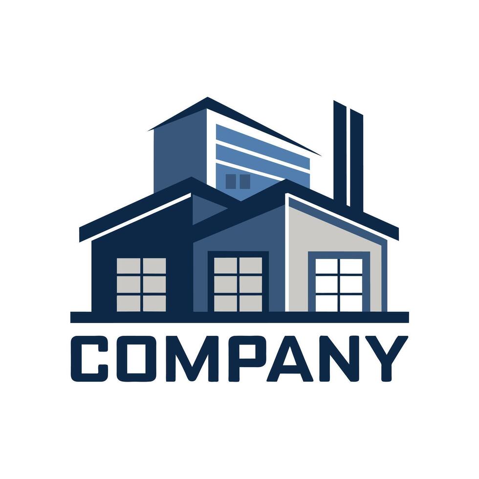 Creative Logo Design for real estate company vector