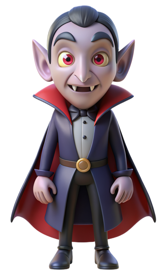 Vampire Man 3d Illustration png