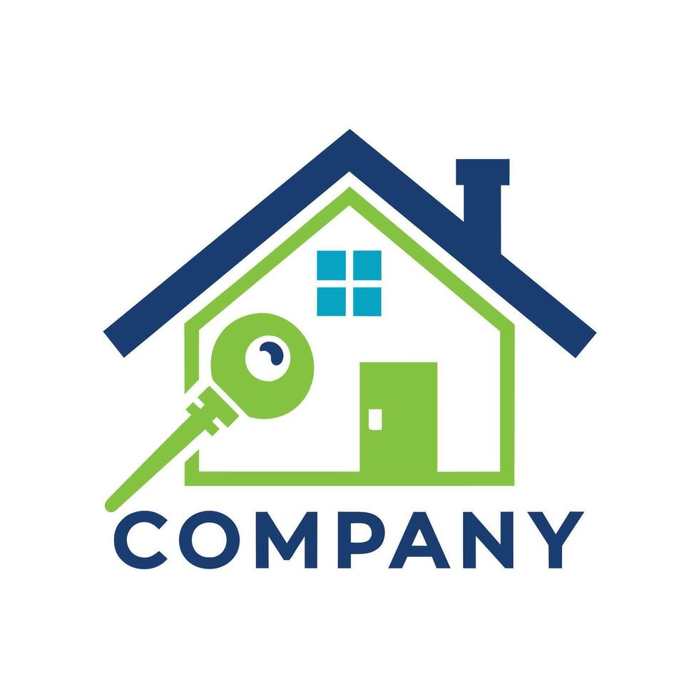 Creative Logo Design for real estate company vector