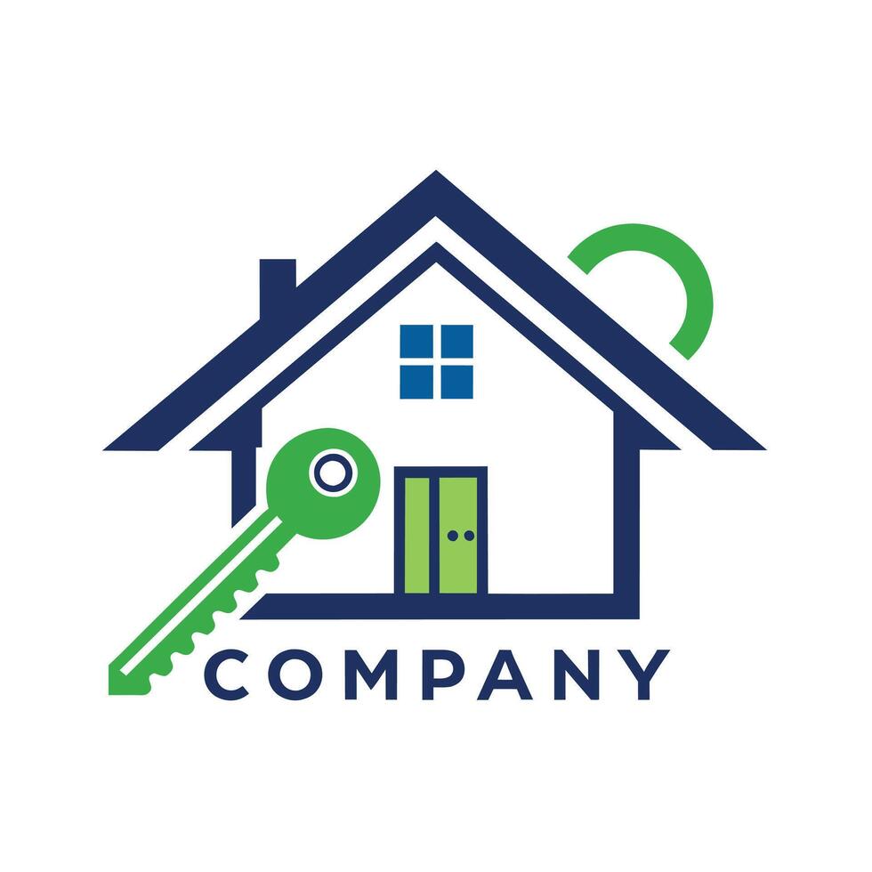 Creative Logo Design for real estate company vector