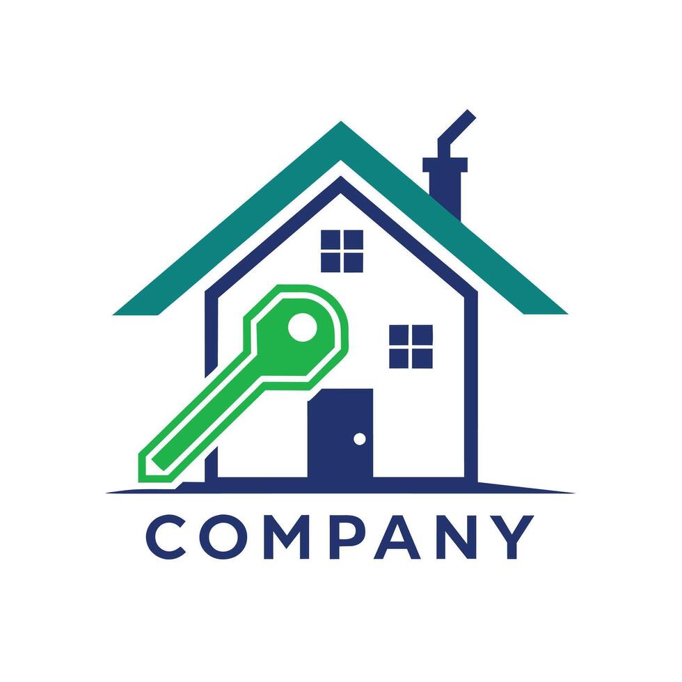 Creative Logo Design for real estate company vector