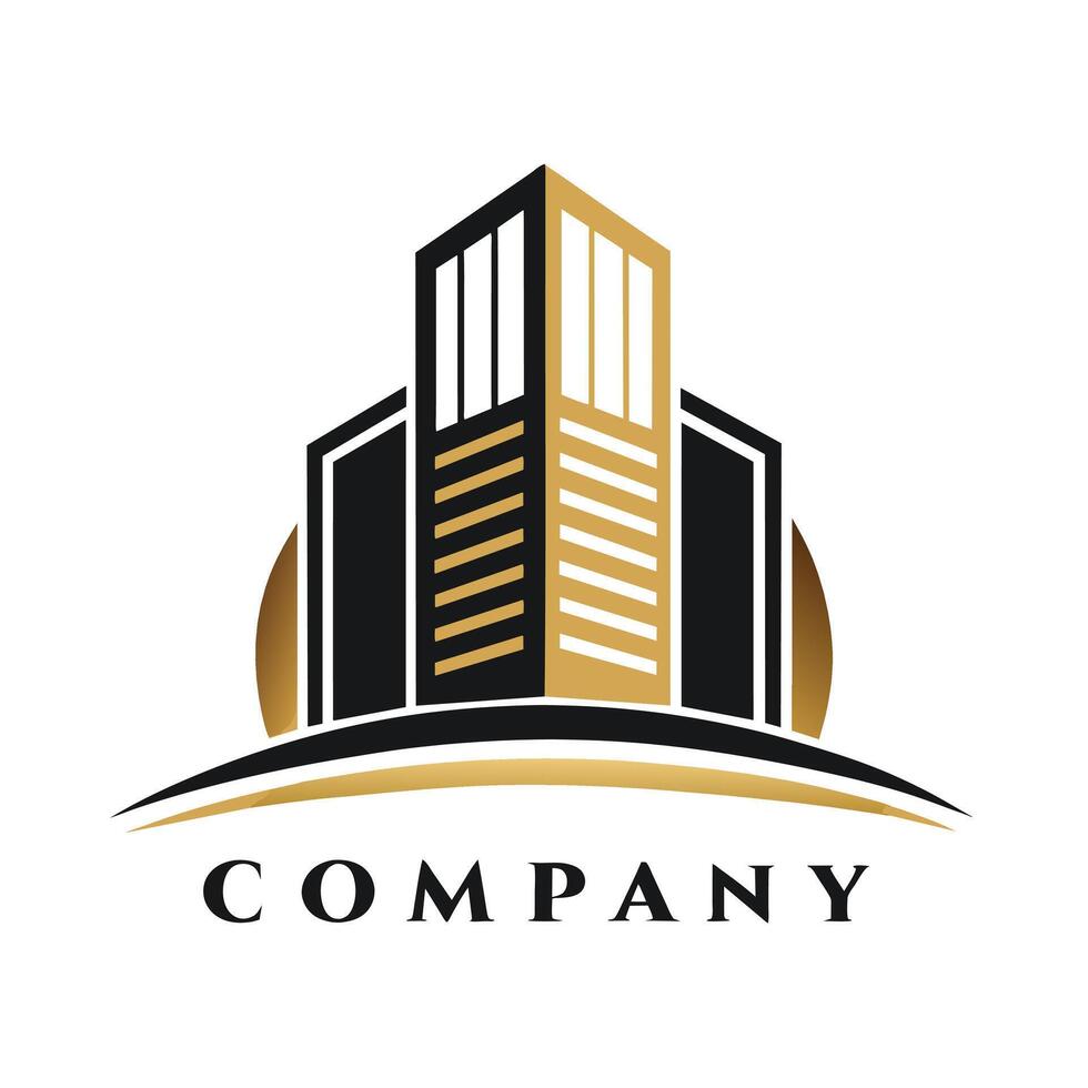 Creative Logo Design for Real Estate Company vector