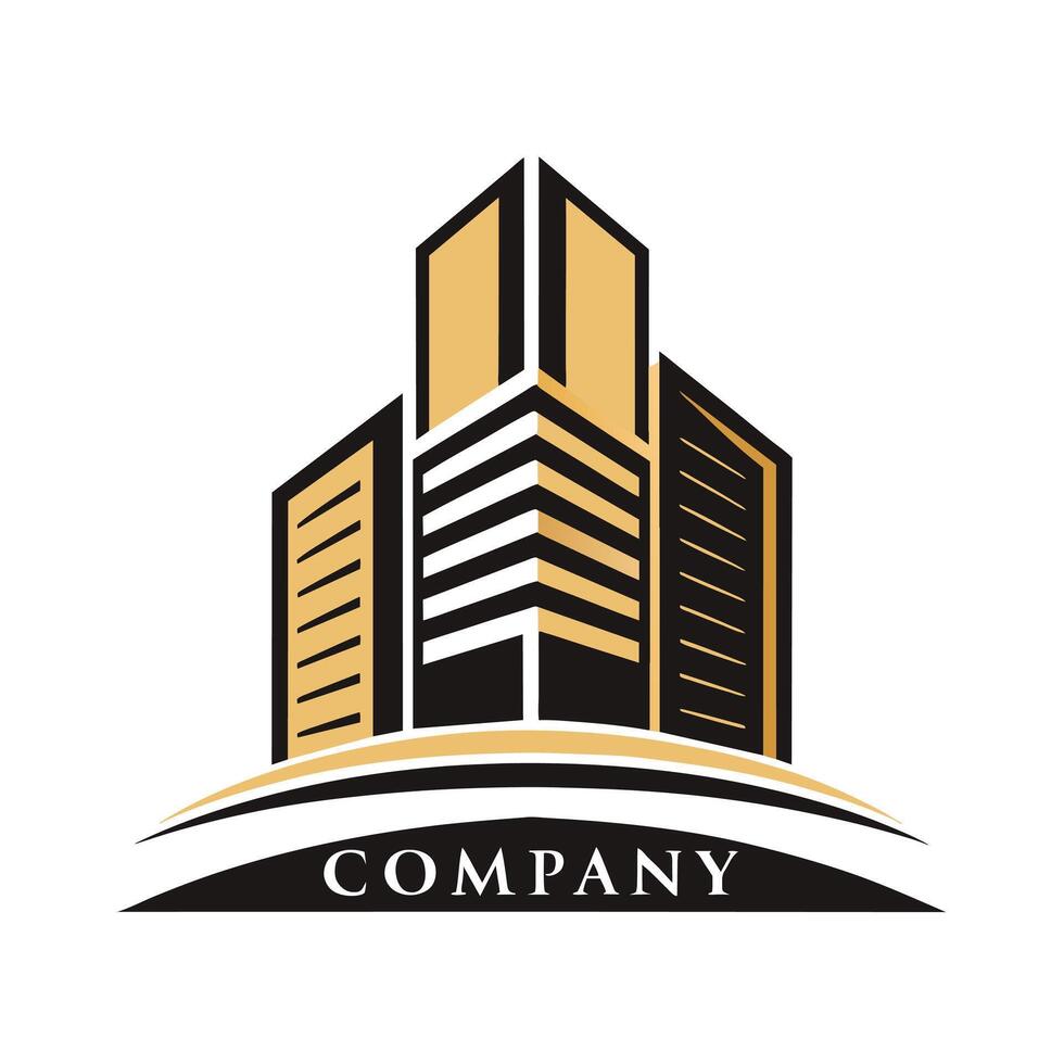 Creative Logo Design for Real Estate Company vector