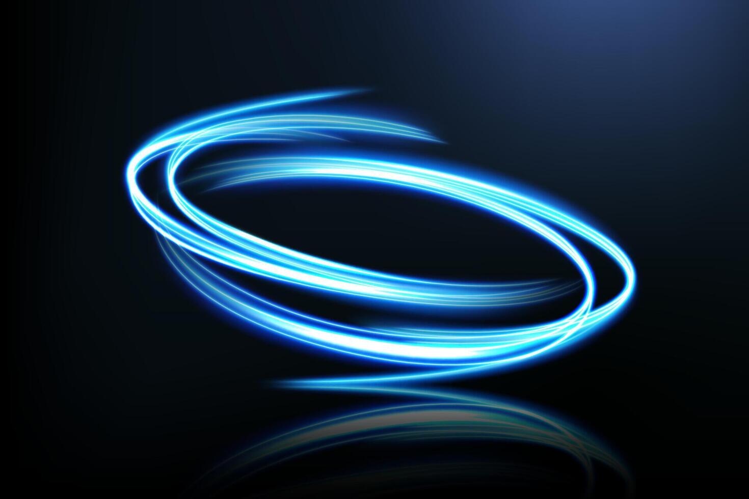 Round Blue Light Twisted, Suitable For Product Advertising, Product Design, and Other vector