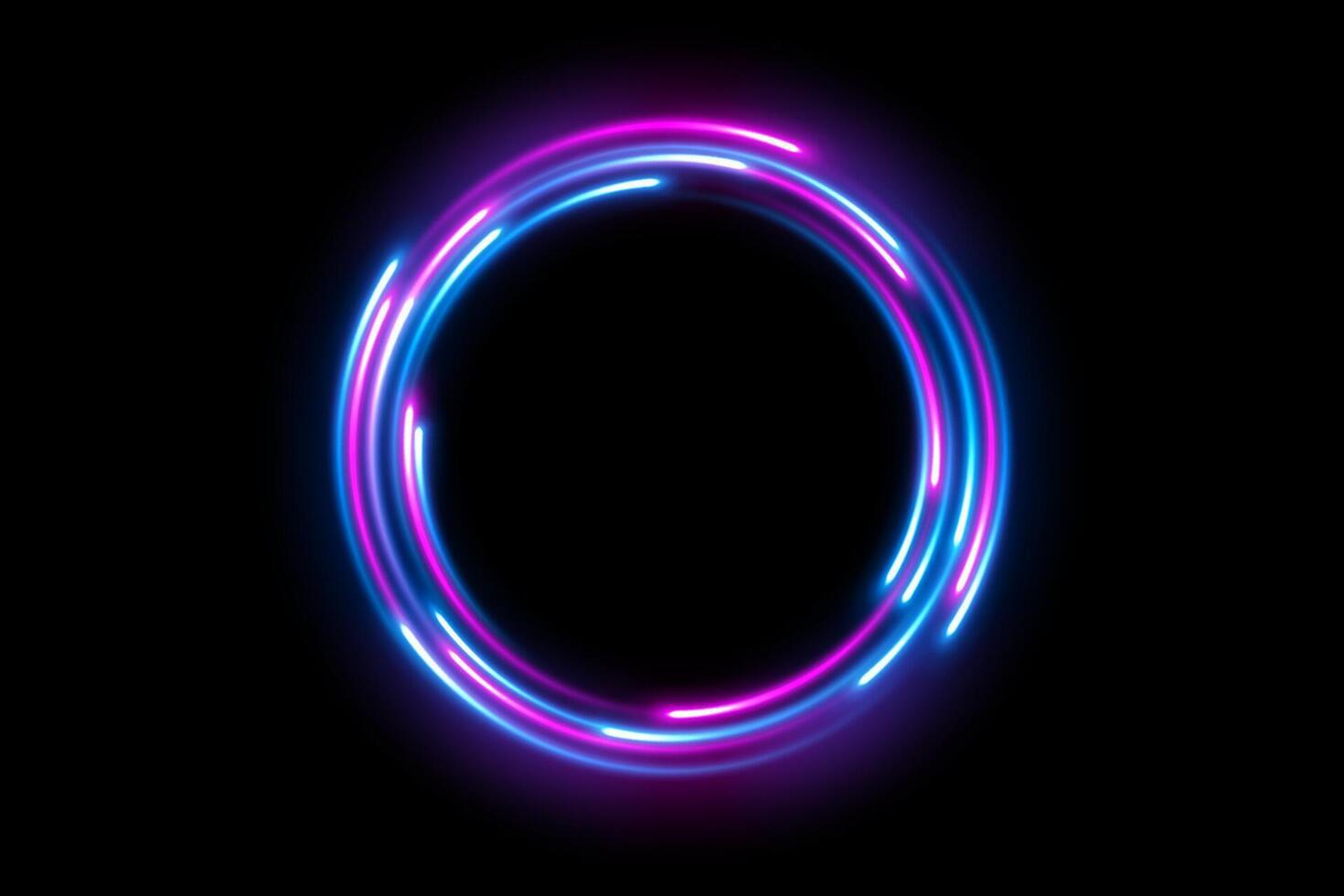 Rounded Pink Blue Light Rotating, Suitable For Product Advertising, Product Design and Other vector