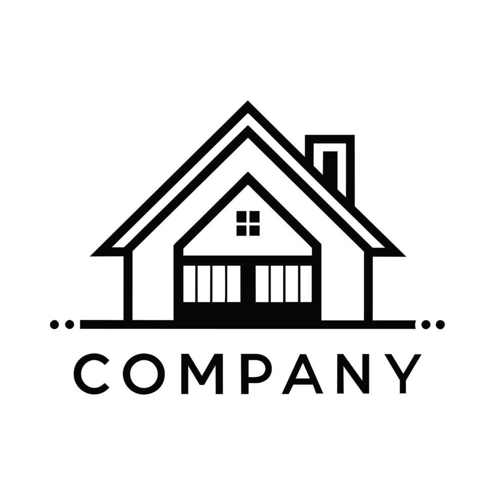 Creative Logo Design for Real Estate Company vector