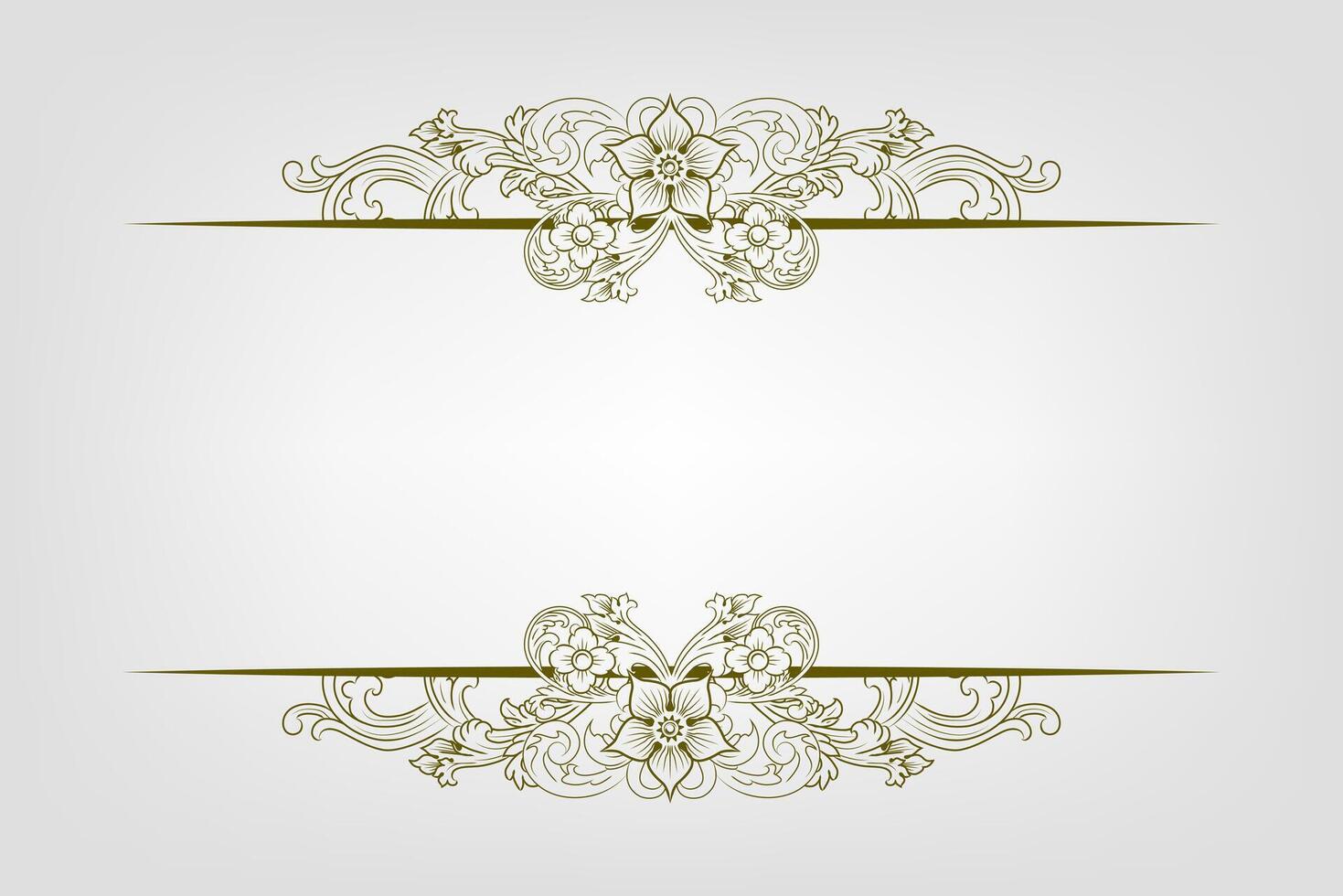 Classic Vitage Wedding Ornaments Frames Separator Elements Classic Vintage Wedding Invitation Hand Drawn Ornate the Calligraphy Poster Victorian Style vector