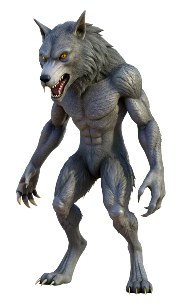 Werewolf Beast 3d Design png