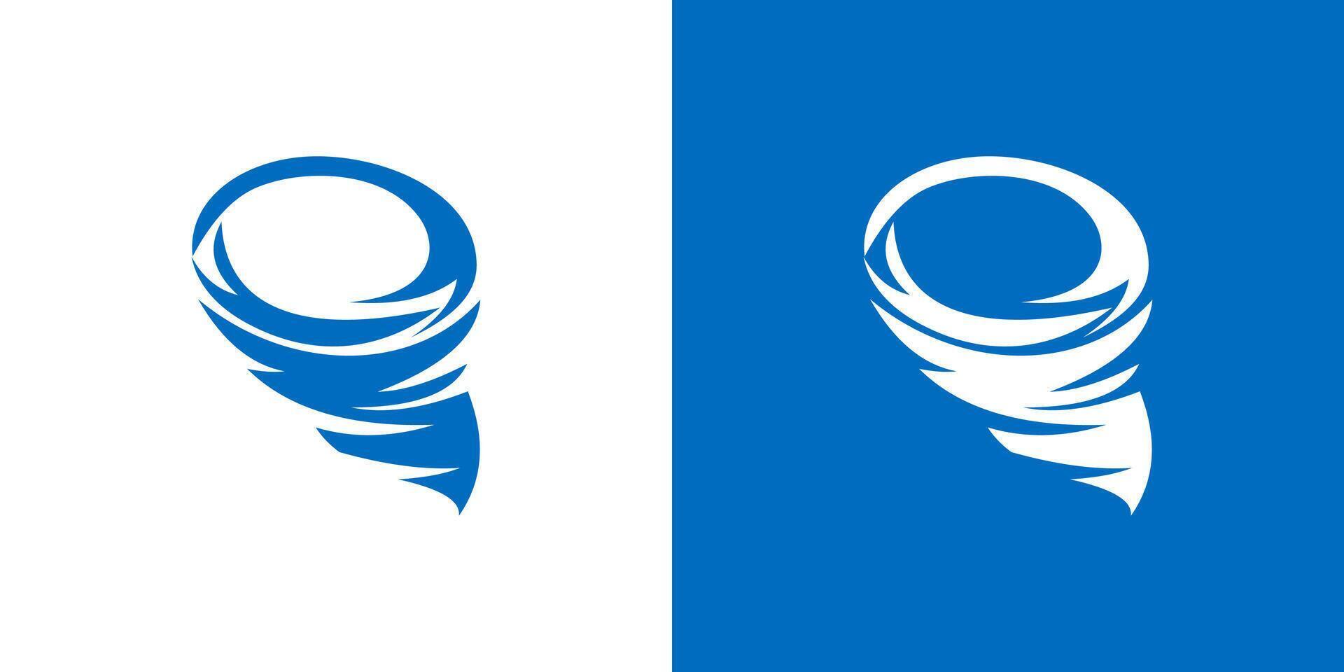 Tornado icon abstract logo wind shape background illustration vector