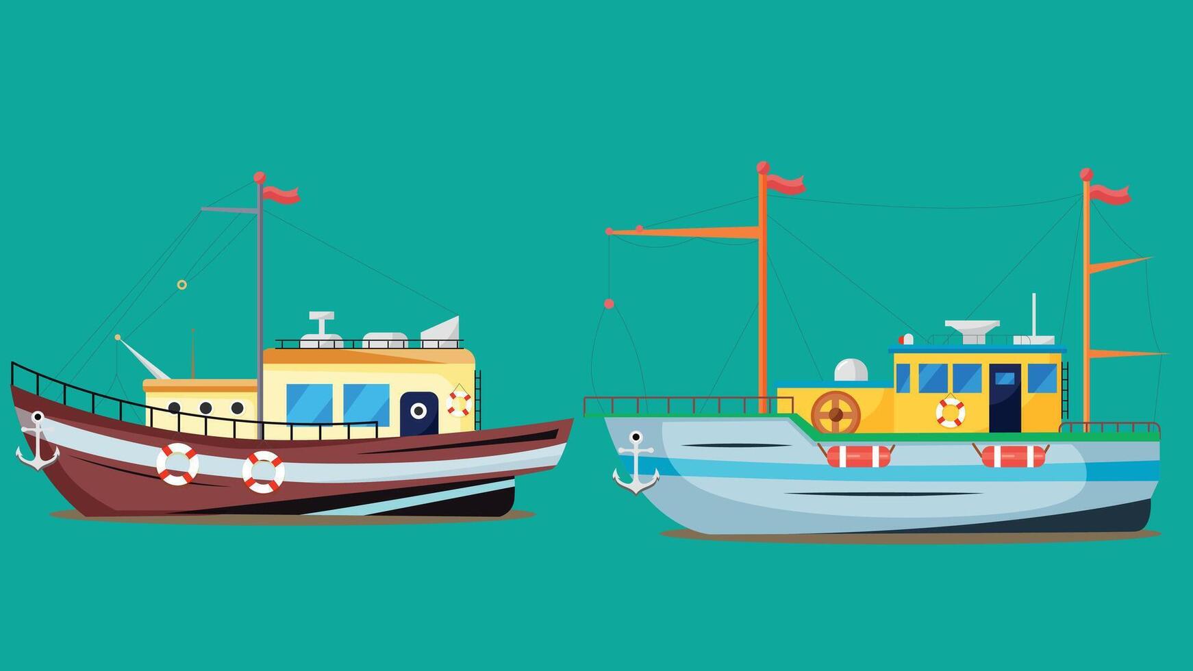 Transportation different vehicles isolated graphic elements vector