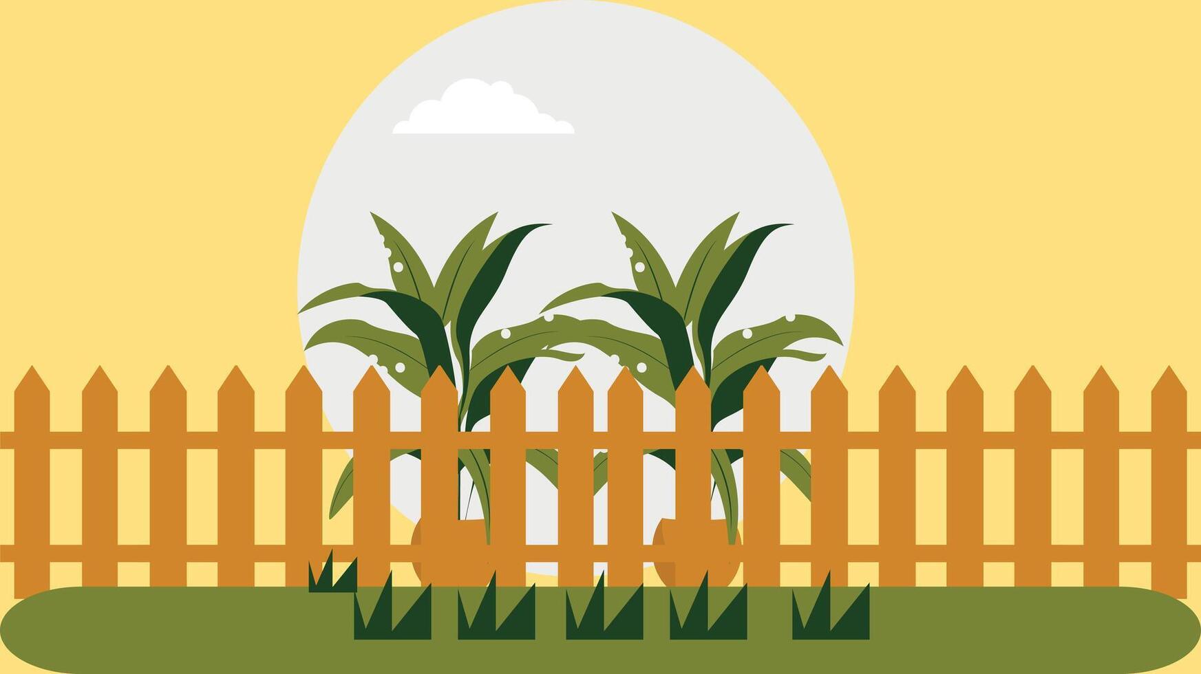 Nature and trees concept background illustration vector