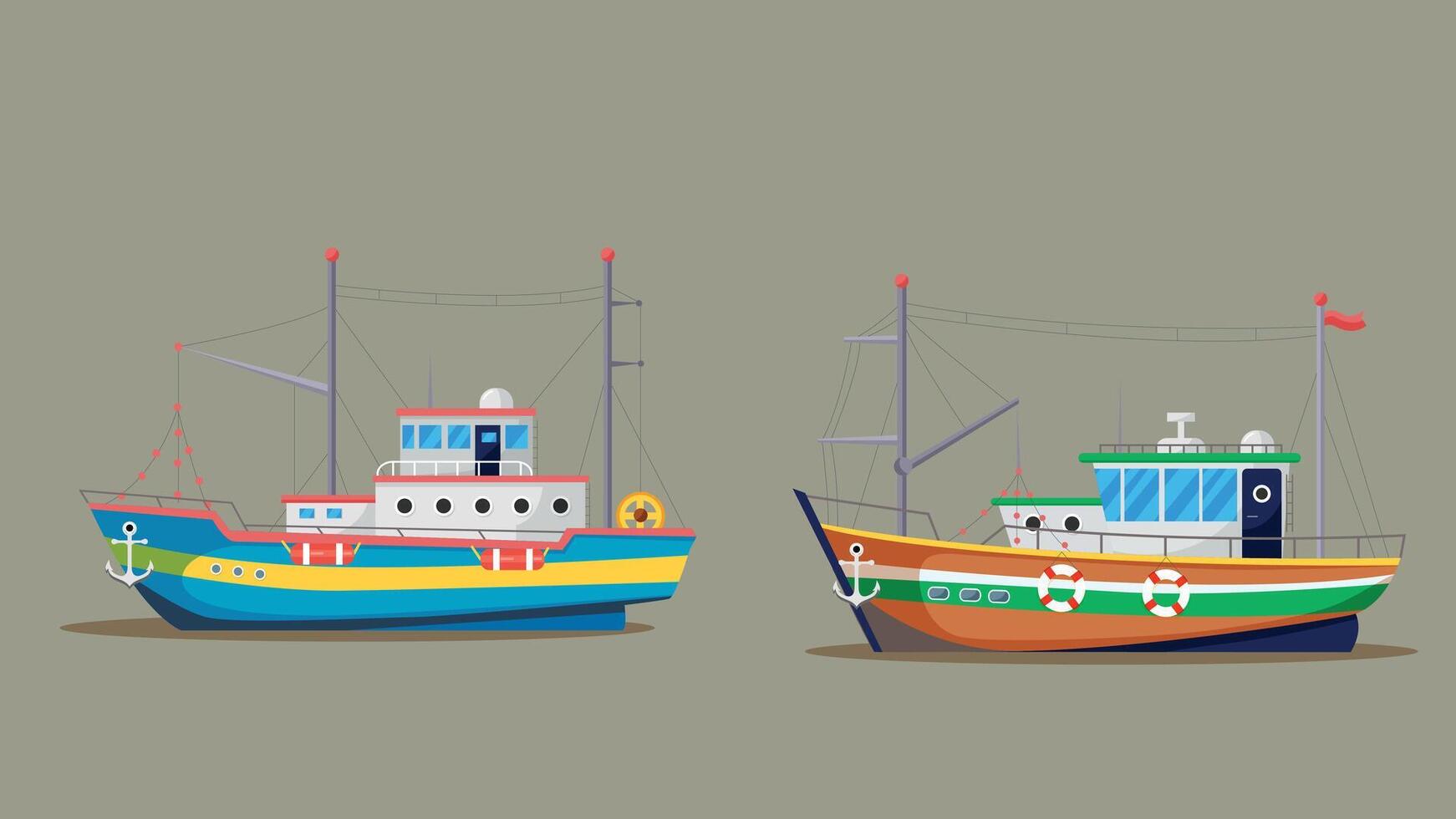 Transportation different vehicles isolated graphic elements vector