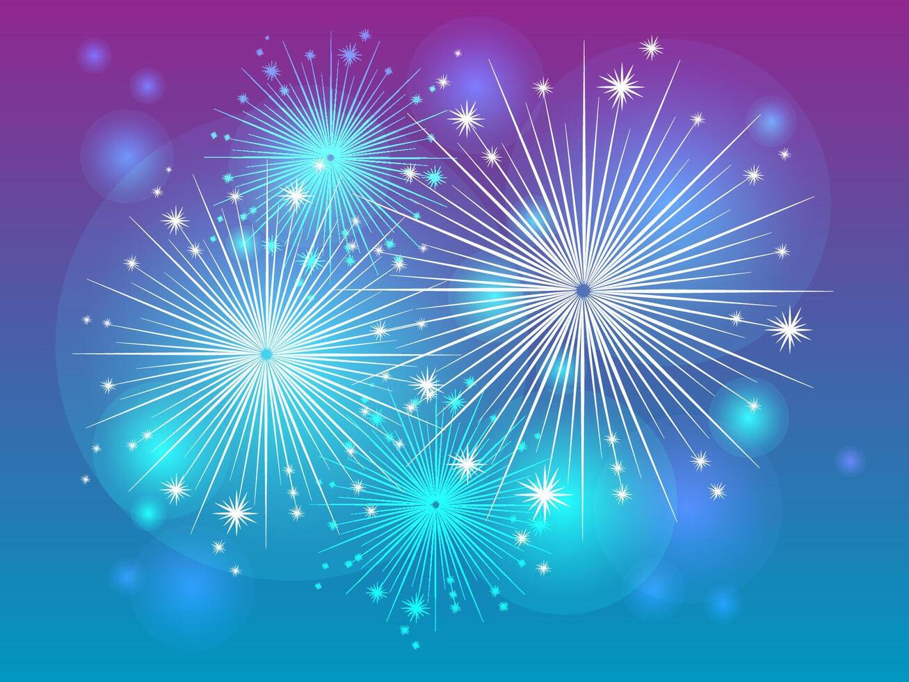 fireworks July 4th vector