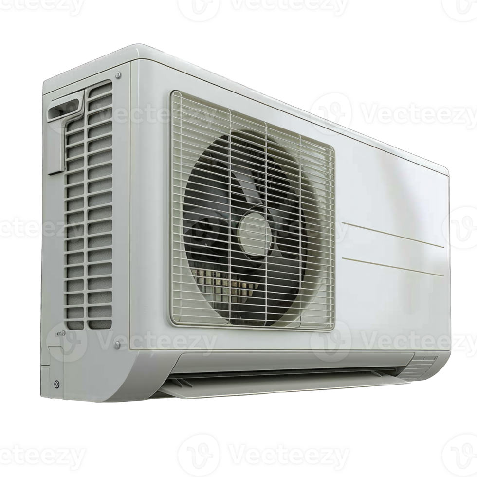 AC air condition isolated old design transparent background png