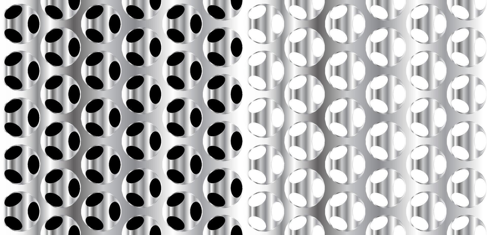 Metallic tech pattern vector