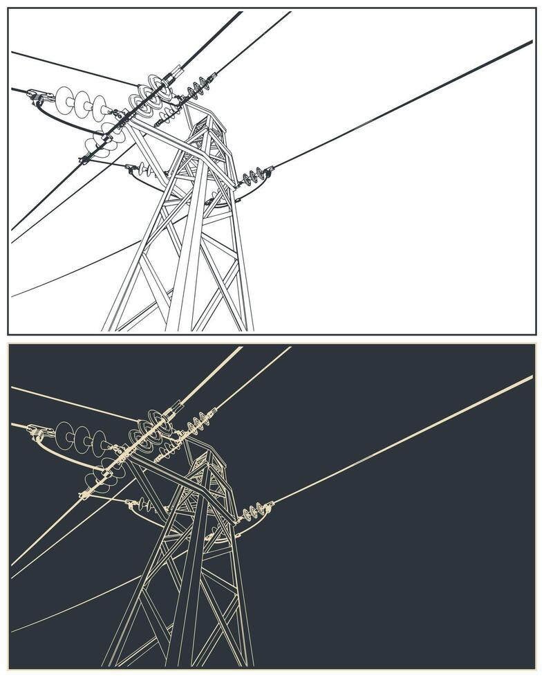 High voltage line vector