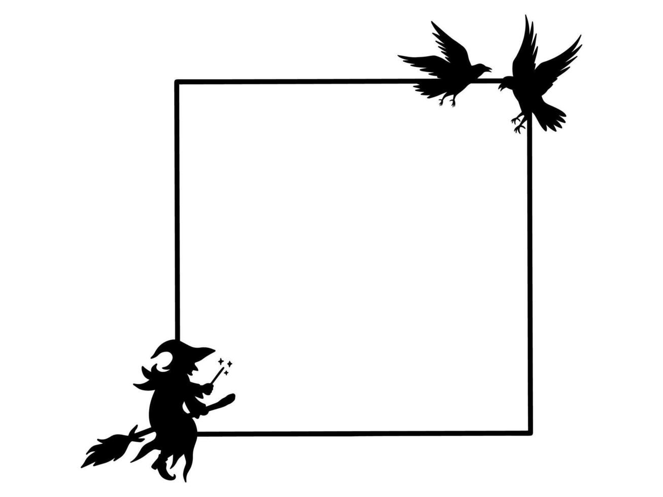 Hand Drawn Halloween Line Art Illustration vector