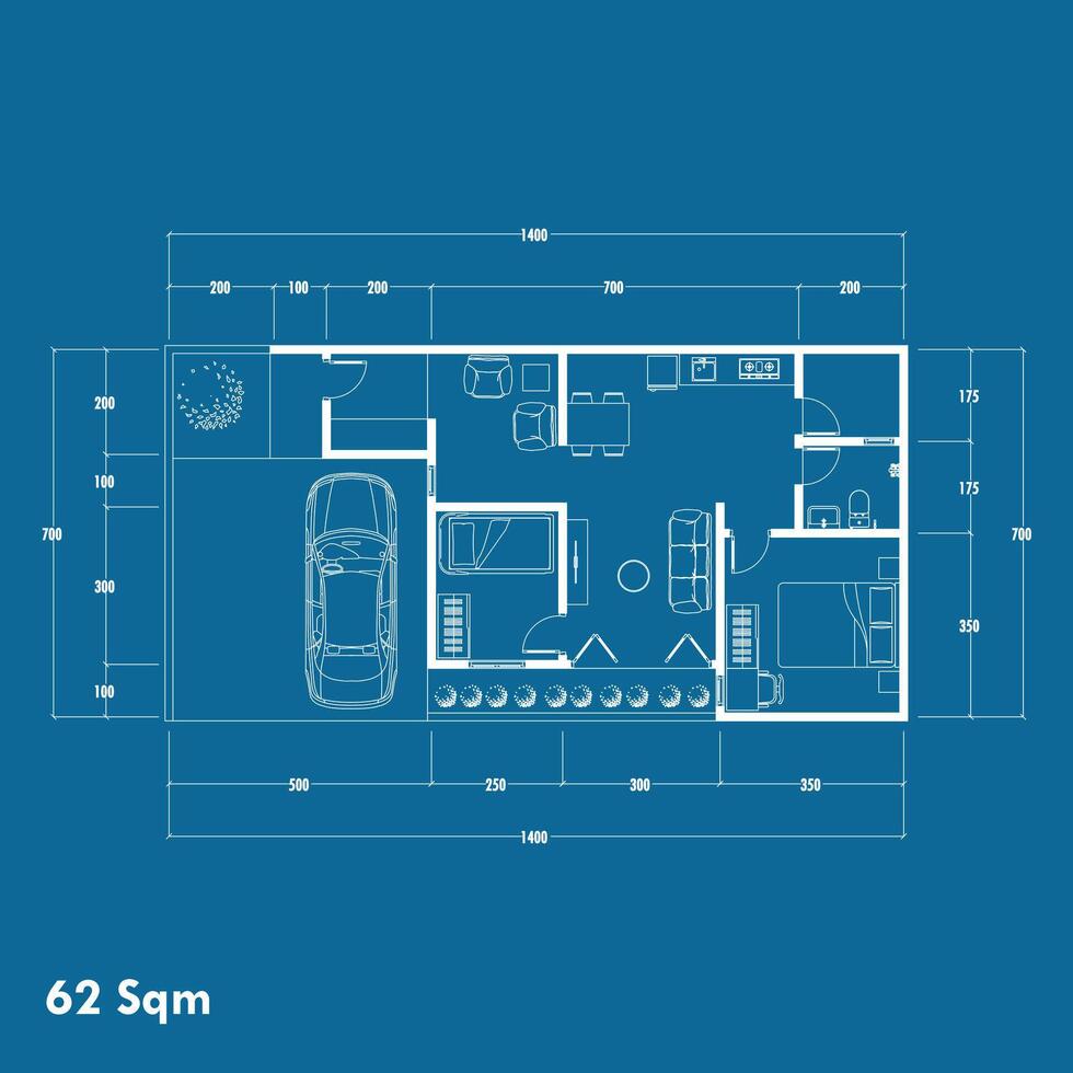 Floor plan blueprint, Figure of the jotting sketch of the construction and the industrial skeleton of the structure and dimensions. eps 10 vector