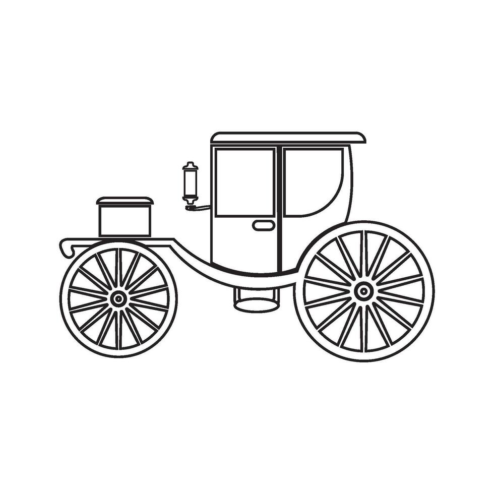 carriage icon design vector