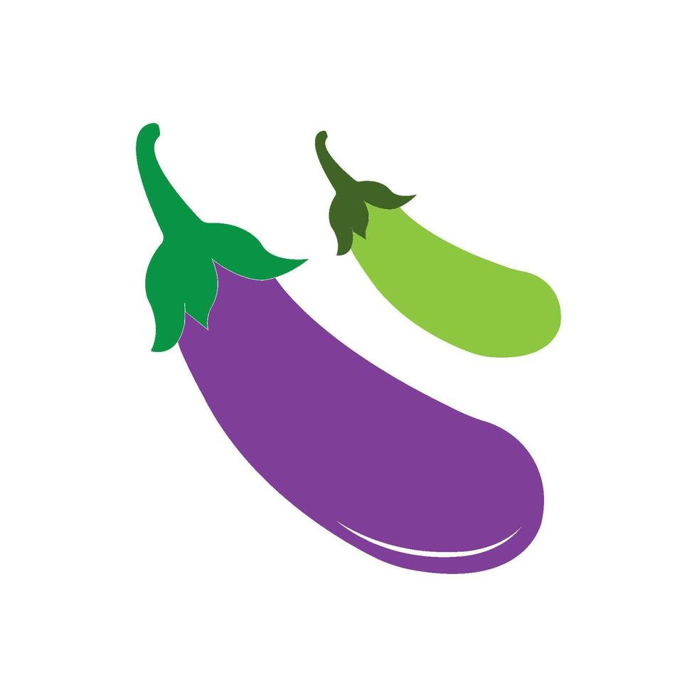 eggplant icon design vector
