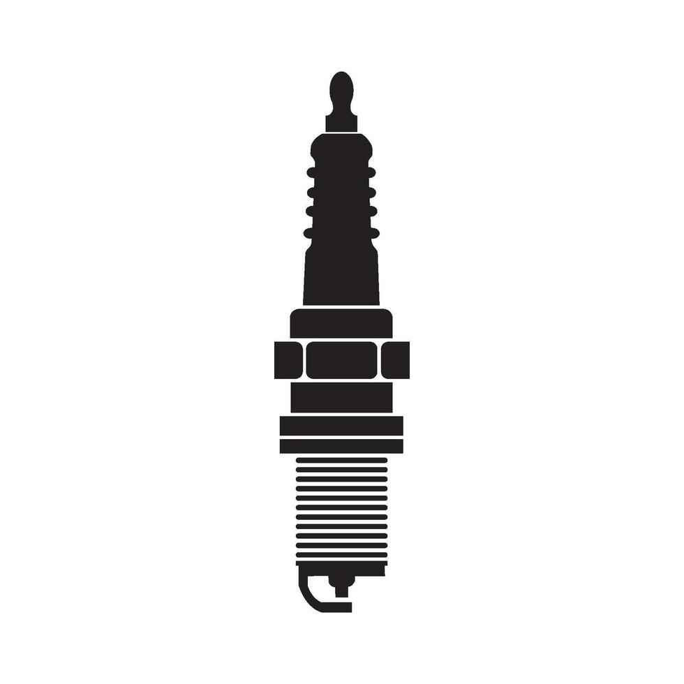 spark plug icon vector