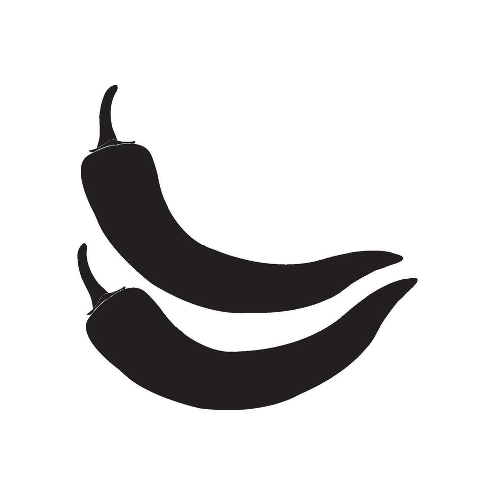 chili icon design vector