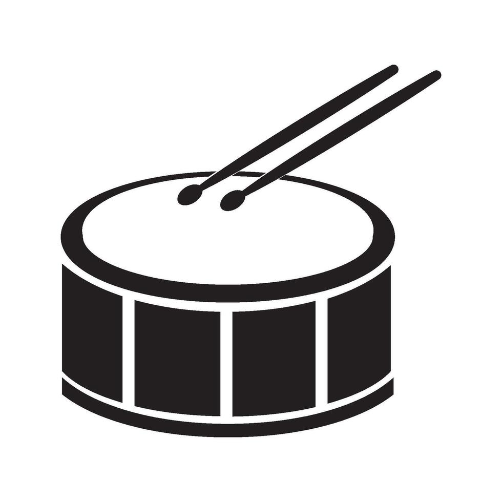 drum icon design vector