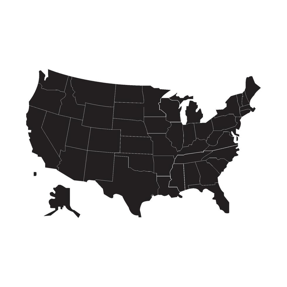 United States map vector