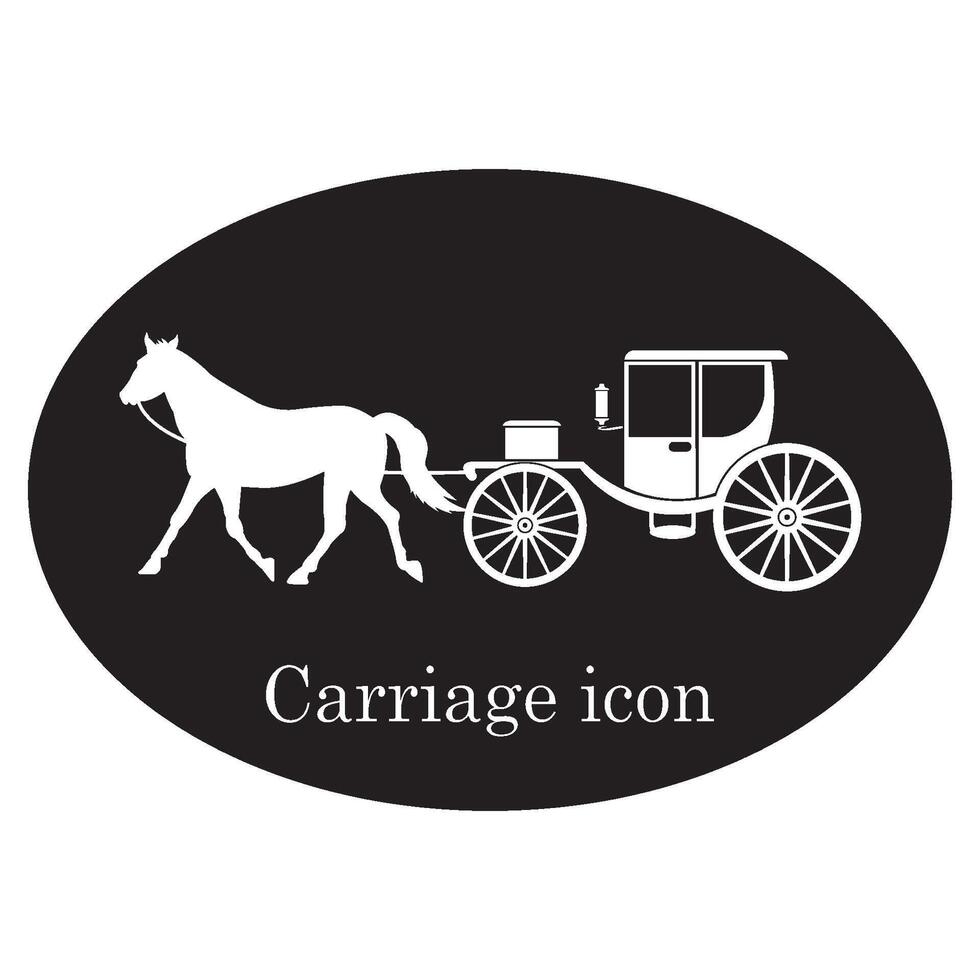 carriage icon design vector
