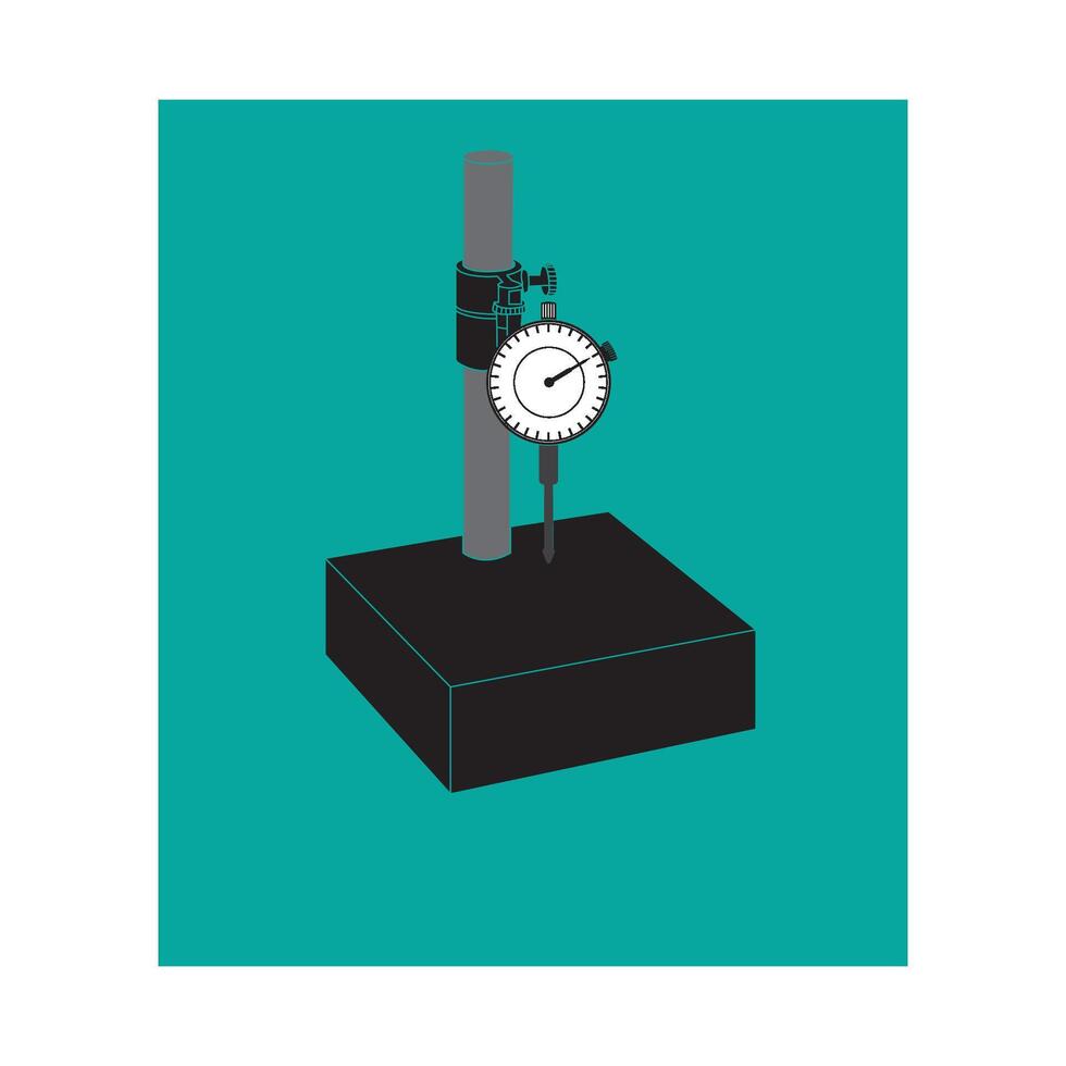 Dial indicator icon vector