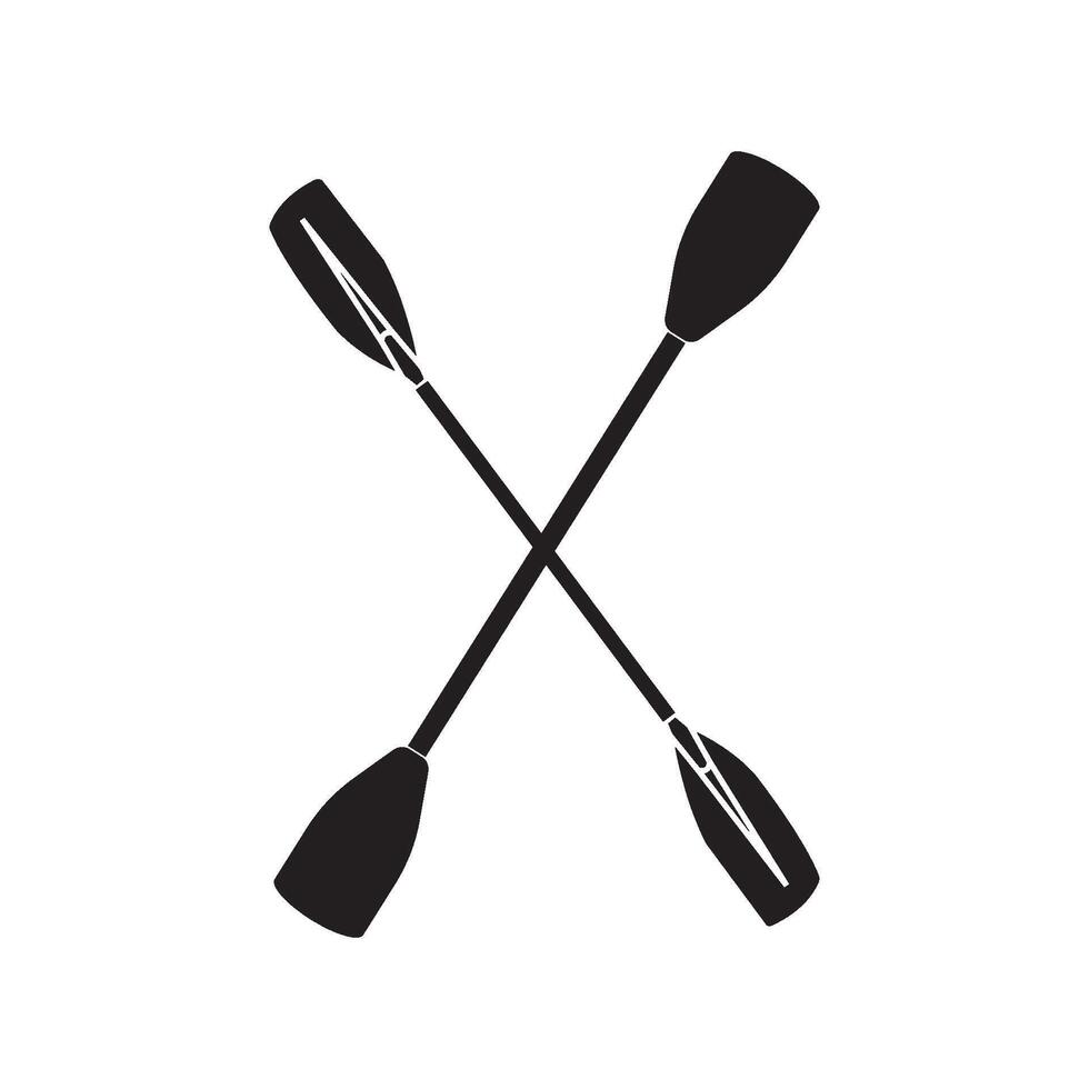 kayaking icon design vector