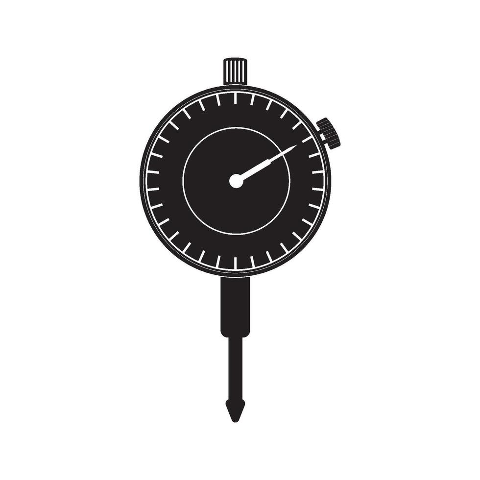 Dial indicator icon vector
