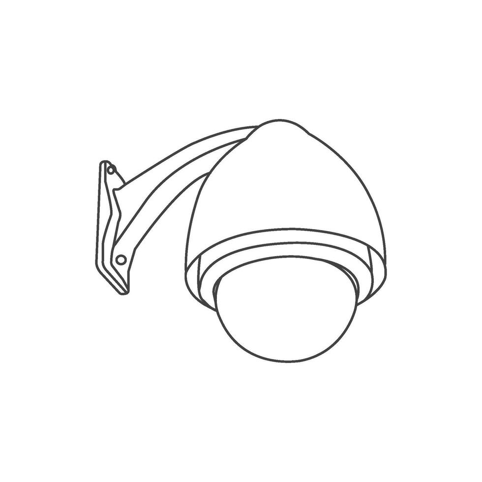 cctv camera icon vector