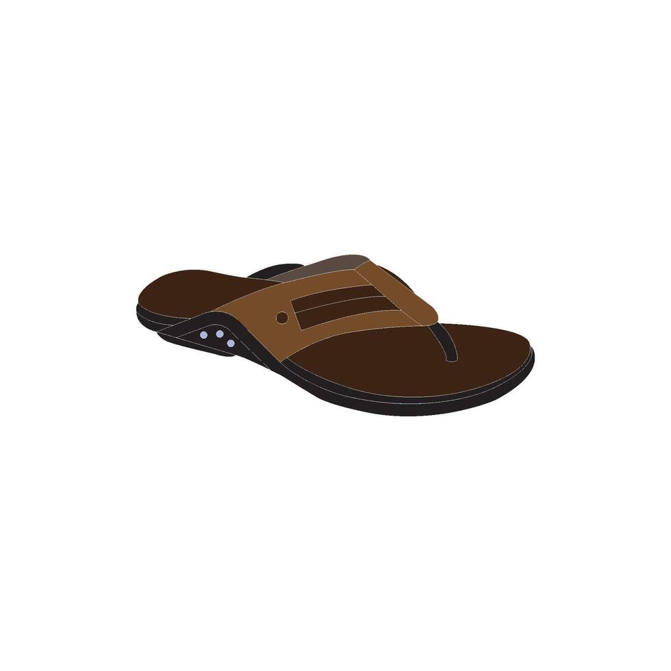 men's sandals icon vector