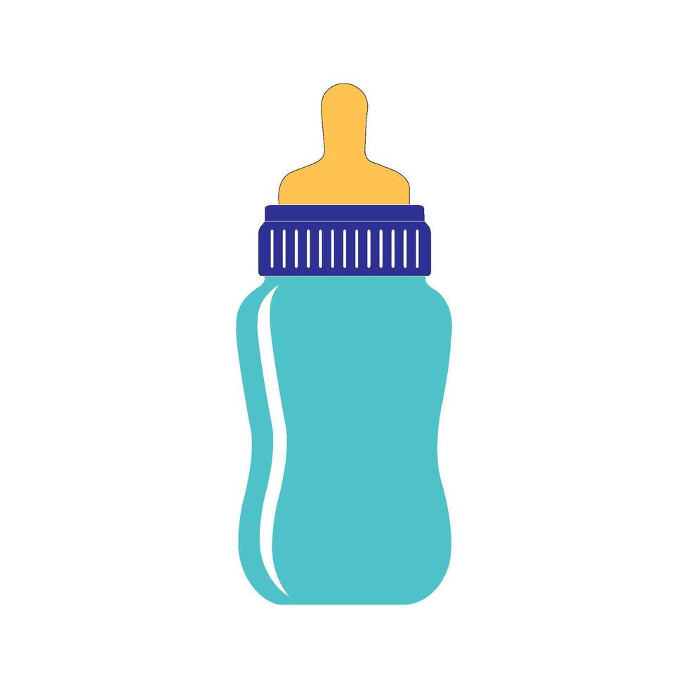 bottle of milk icon vector