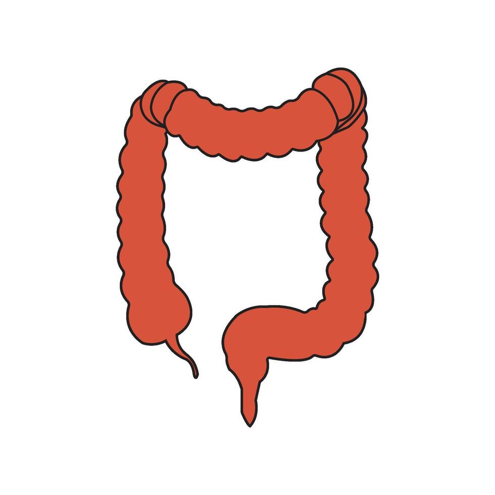 intestines icon design vector