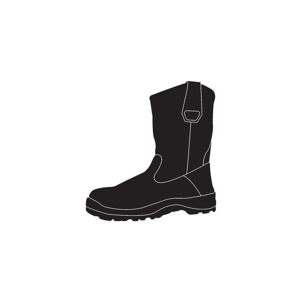 safety shoes icon vector