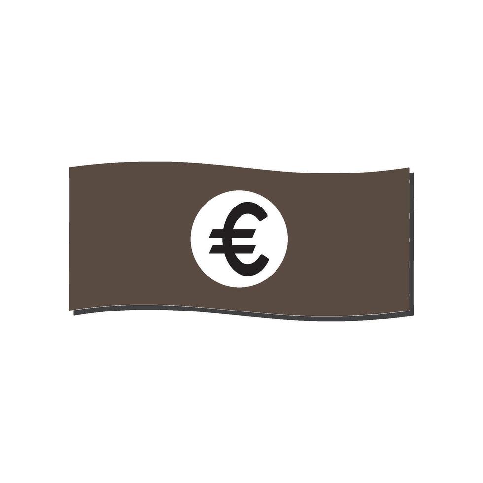 euro currency icon vector