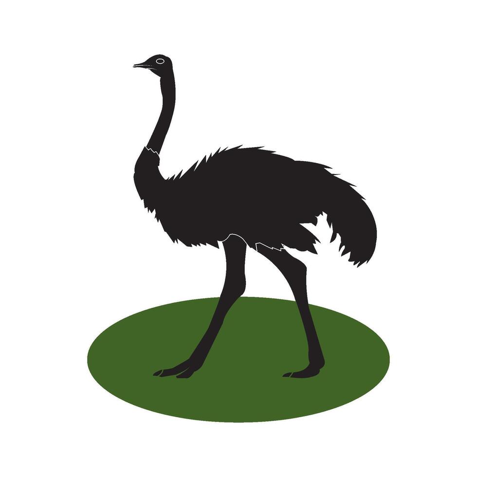 ostrich icon design vector