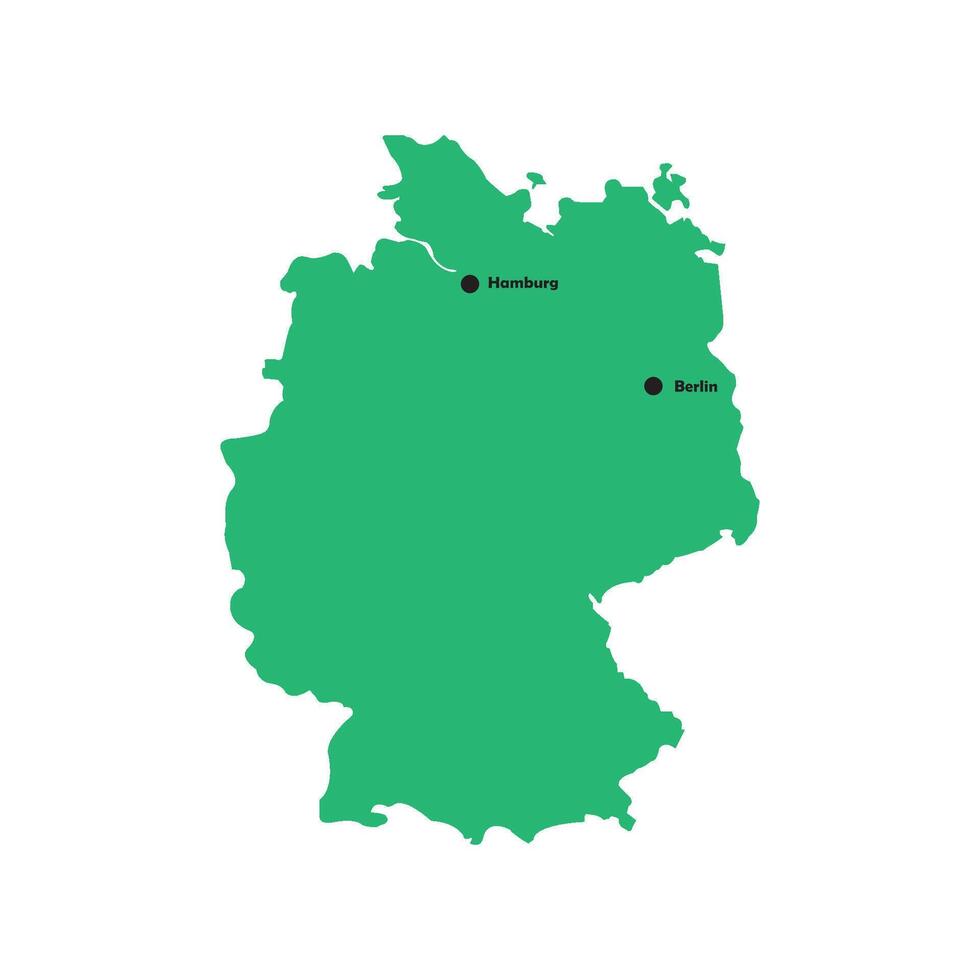 germany map icon vector