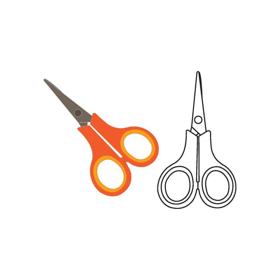 scissors icon design vector