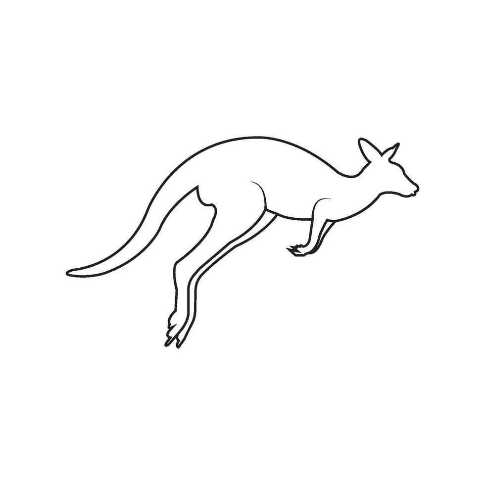 kangaroo icon design vector