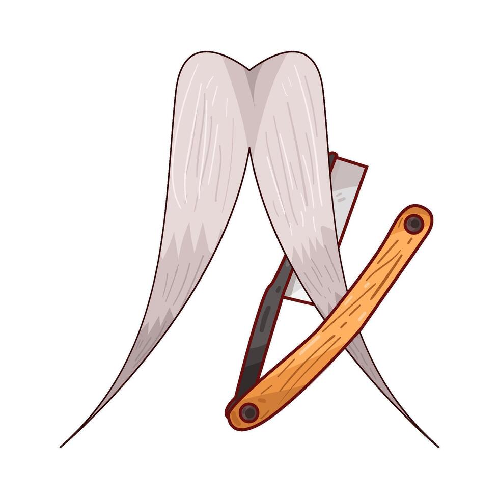 Illustration of mustache vector