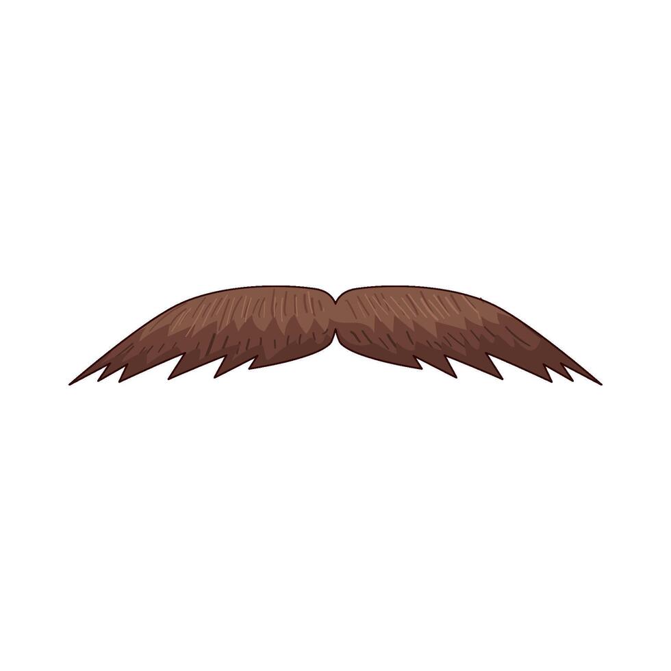 Illustration of mustache vector