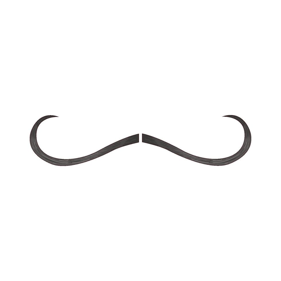 Illustration of mustache vector