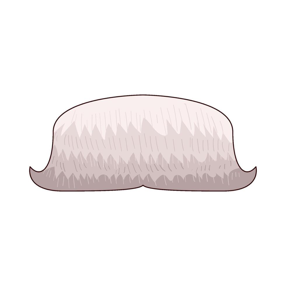 Illustration of mustache vector