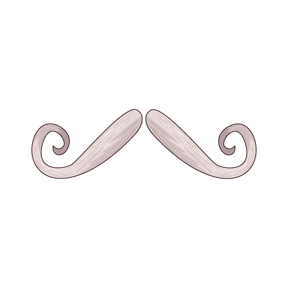 Illustration of mustache vector